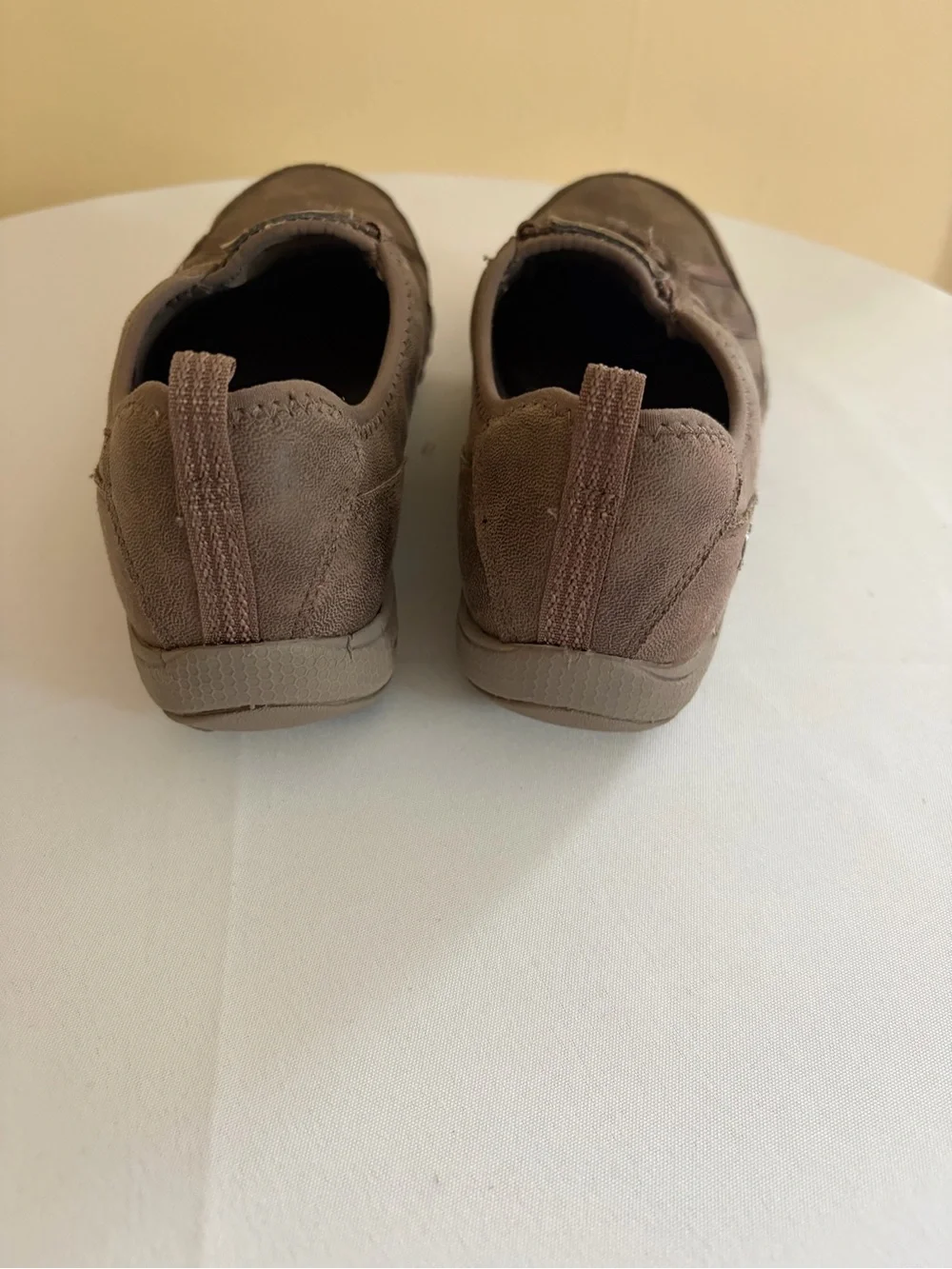 Skechers Women’s Brown Lace-Style Slip-On Athletic Shoes